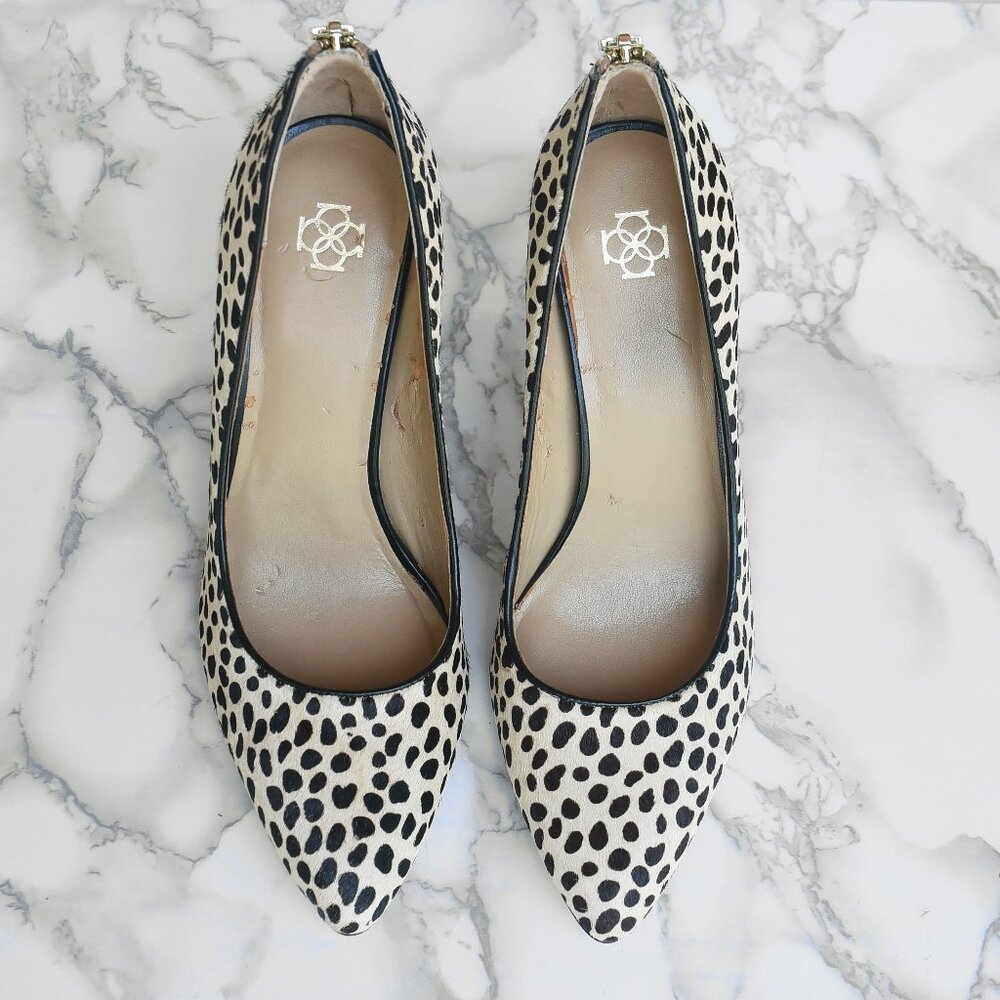 NWOT Ann Taylor Cheetah Liz Zipper Heel 8 - Picture 3 of 8